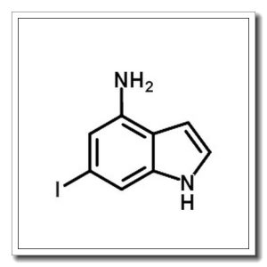 (9ci)-6-碘-1H-吲哚-4-胺