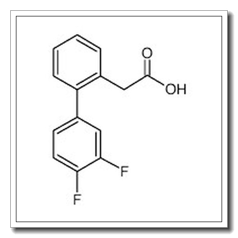 2-[2-(3,4-difluorophenyl)phenyl]acetic acid CAS 886363-33-3