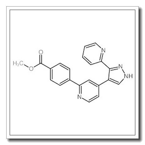 methyl 4-[4-(5-pyridin-2-yl-1H-pyrazol-4-yl)pyridin-2-yl]benzoate CAS 886444-10-6