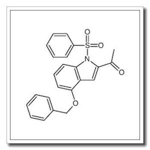 1-(4-(苄氧基)-1-(苯基磺酰基)-1H-吲哚-2-基)乙酮