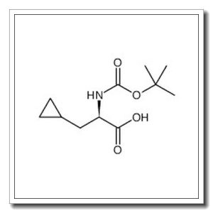 Cyclopropanepropanoic acid, α-[[(1,1-dimethylethoxy)carbonyl]amino]-, (αR)