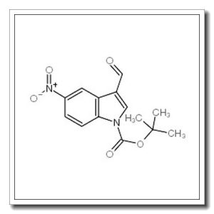 1-Boc-3-甲酰基-5-硝基吲哚