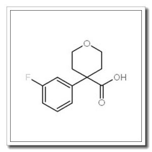 4-(3-氟苯基)四氢-2H-吡喃-4-羧酸