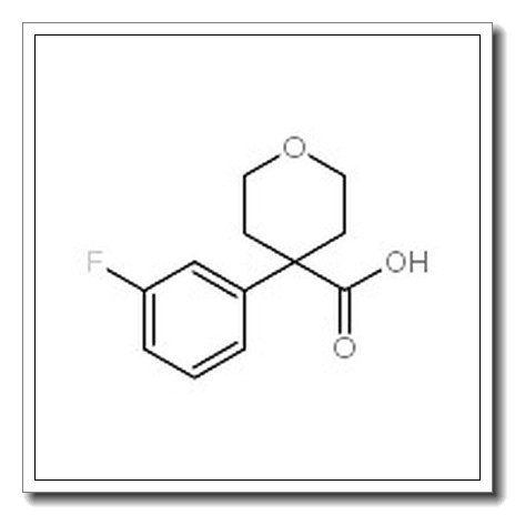 4-(3-fluorophenyl)oxane-4-carboxylic acid CAS 919016-93-6