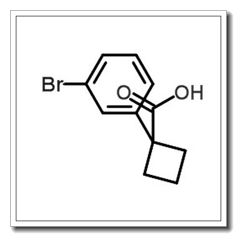 1-(3-bromophenyl)cyclobutane-1-carboxylic acid