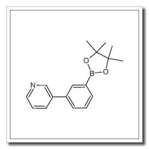 3-(3-(4,4,5,5-四甲基-1,3,2-二氧硼杂环戊烷-2-基)苯基)吡啶