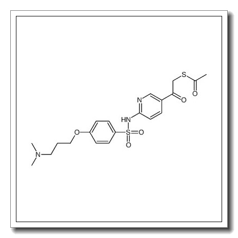 S-(2-{6-[({4-[3-(Dimethylamino)propoxy]phenyl}sulfonyl)amino]-3-p yridinyl}-2-oxoethyl) ethanethioate CAS 940943-37-3