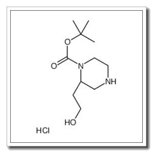 (R)-tert-Butyl 2-(2-hydroxyethyl)piperazine-1-carboxylate hydrochloride