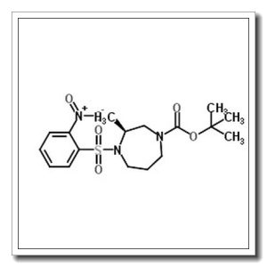 2-Methyl-2-propanyl (3S)-3-methyl-4-[(2-nitrophenyl)sulfonyl]-1,4-diazepane-1-carboxylate