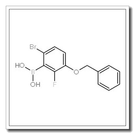 3-苄氧基-6-溴-2-氟苯硼酸