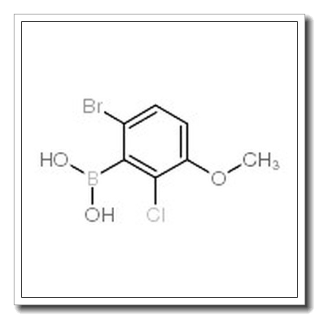 6-溴-2-氯-3-甲氧基苯硼酸