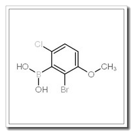 2-溴-6-氯-3-甲氧基苯硼酸