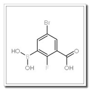5-溴-3-羧基-2-氟苯硼酸