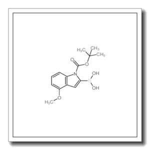2-硼-4-甲氧基-1H-吲哚-1-羧酸-1-(1,1-二甲基乙基)酯