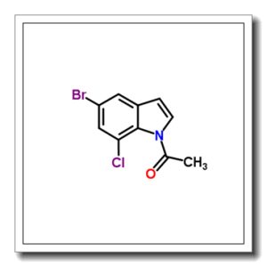 1-(5-bromo-7-chloroindol-1-yl)ethanone