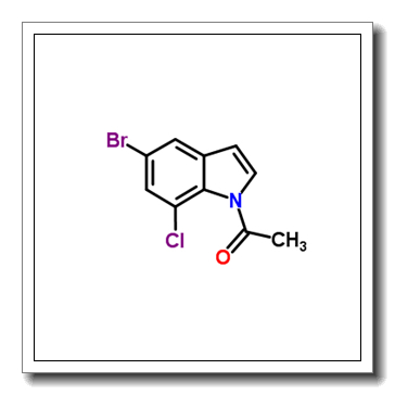 1-(5-bromo-7-chloroindol-1-yl)ethanone