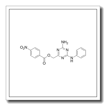 (4-Amino-6-anilino-1,3,5-triazin-2-yl)methyl 4-nitrobenzoate CAS 1002789-86-7