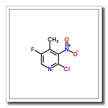 2-chloro-5-fluoro-4-methyl-3-nitropyridine CAS 1003711-51-0