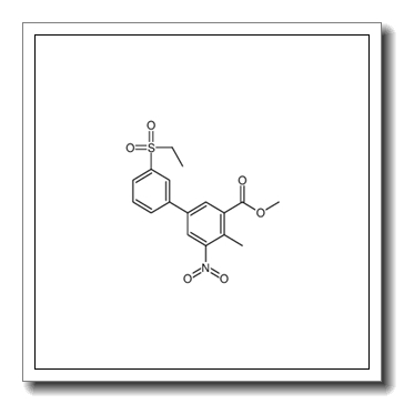 Methyl 3'-(ethylsulfonyl)-4-methyl-5-nitro-3-biphenylcarboxylate CAS 1005499-49-9