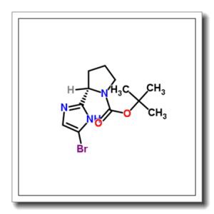 (S)-2-(5-溴-1H-咪唑-2-基)-吡咯烷-1-羧酸叔丁酯
