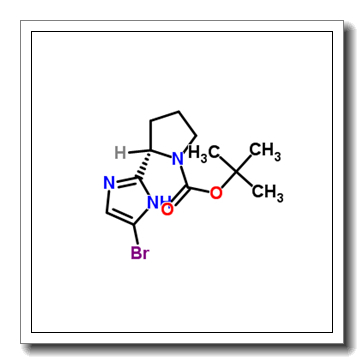 tert-butyl (2S)-2-(5-bromo-1H-imidazol-2-yl)pyrrolidine-1-carboxylate CAS 1007882-59-8