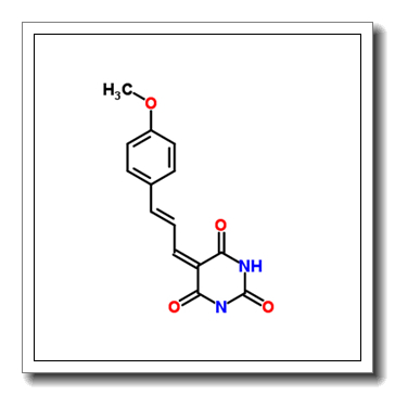 5-[(2E)-3-(4-Methoxyphenyl)-2-propen-1-ylidene]-2,4,6(1H,3H,5H)-pyrimidinetrione CAS 100872-83-1