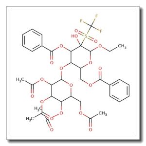 Ethyl-3,6-di-O-benzoyl-2-trifluoromethanesulfonyl-4-O-(2,3,4,6-tetra-O-acetyl-b-D-galactopyranosyl)-b-D-mannopyranoside