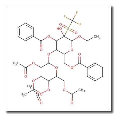 Ethyl-3,6-di-O-benzoyl-2-trifluoromethanesulfonyl-4-O-(2,3,4,6-tetra-O-acetyl-b-D-galactopyranosyl)-b-D-mannopyranoside CAS 1008750-65-9