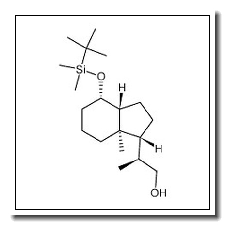 (S)-2-((1R,3aR,4S,7aR)-4-(tert-butyldimethylsilyloxy)-7a-methyloctahydro-1H-inden-1-yl)propan-1-ol CAS 100928-03-8 