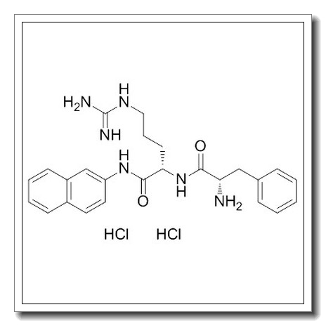 2-[(2-amino-3-phenylpropanoyl)amino]-5-(diaminomethylideneamino)-N-naphthalen-2-ylpentanamide,hydrochloride CAS 100929-99-5 