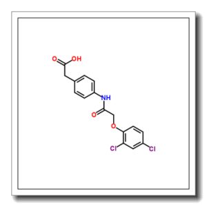 (4-{[(2,4-Dichlorophenoxy)acetyl]amino}phenyl)acetic acid