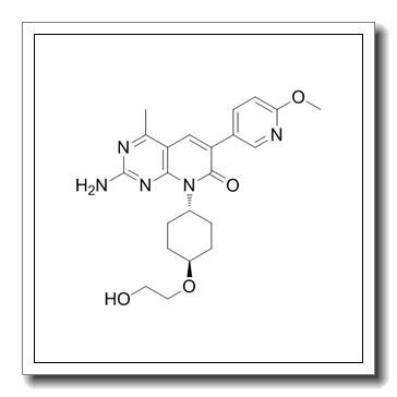 2-amino-8-[4-(2-hydroxyethoxy)cyclohexyl]-6-(6-methoxypyridin-3-yl)-4-methylpyrido[2,3-d]pyrimidin-7-one CAS 1013101-36-4