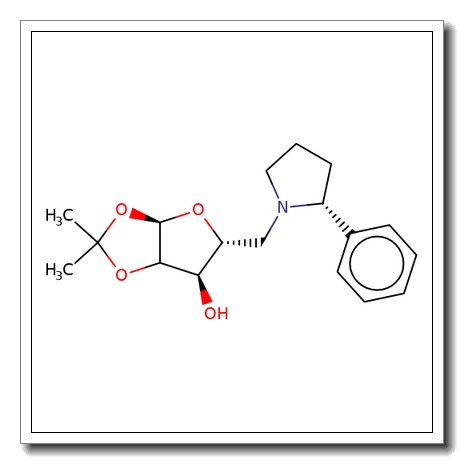 5-Deoxy-1,2-O-isopropylidene-5-[(2R-phenylpyrrolidine)-1-yl]-a-D-xylofuranose
