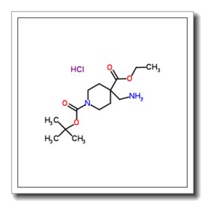 1-叔丁基 4-乙基 4-(氨基甲基)哌啶-1,4-二羧酸
