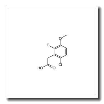 2-(6-chloro-2-fluoro-3-methoxy-phenyl)acetic acid CAS 1017777-83-1