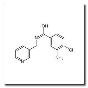3-氨基-4-氯-N-(3-吡啶基甲基)苯甲酰胺