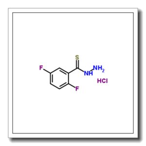 2,5-Difluorobenzenecarbothiohydrazide hydrochloride (1:1)