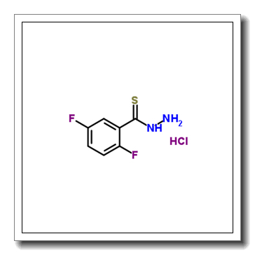 2,5-Difluorobenzenecarbothiohydrazide hydrochloride (1:1)