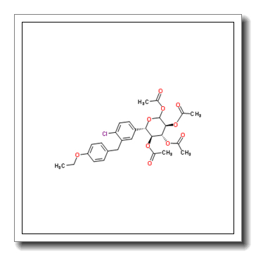(5S)-1,2,3,4-Tetra-O-acetyl-5-[4-chloro-3-(4-ethoxybenzyl)phenyl]-L-xylopyranose CAS 1018898-84-4