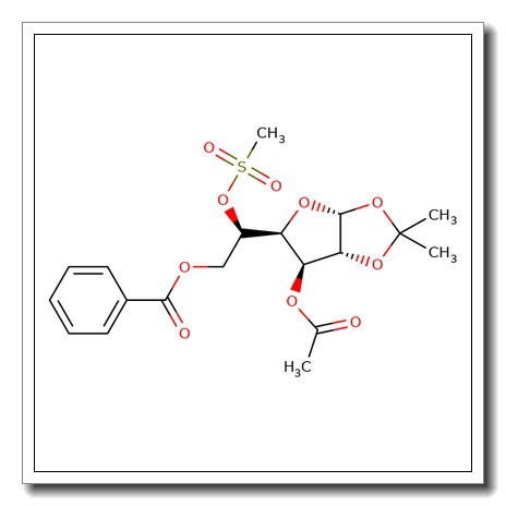 3-O-Acetyl-6-O-benzoyl-5-O-methylsulfonyl-1,2-O-isopropylidene-α-D-glucofuranose CAS 102029-58-3