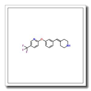 2-[3-(4-Piperidinylidenemethyl)phenoxy]-5-(trifluoromethyl)pyridine