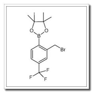 2-(2-溴甲基)-4-三氟甲基苯硼酸酯