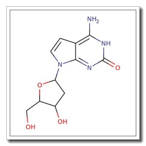 4-Amino-7-(2-deoxy-b-D-ribofuranosyl)-1,7-dihydro-2H-pyrrolo[2,3-d]pyrimidin-2-one