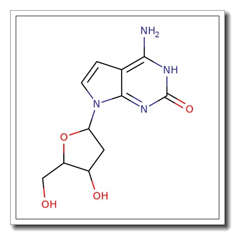 4-Amino-7-(2-deoxy-b-D-ribofuranosyl)-1,7-dihydro-2H-pyrrolo[2,3-d]pyrimidin-2-one CAS 103173-80-4