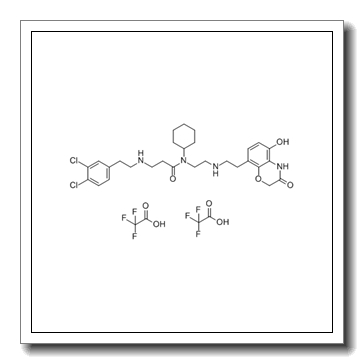 N-Cyclohexyl-N3-[2-(3,4-dichlorophenyl)ethyl]-N-(2-{[2-(5-hydroxy-3-oxo-3,4-dihydro-2H-1,4-benzoxazin-8-yl)ethyl]amino}ethyl)-β-alaninamide CAS 1035227-44-1