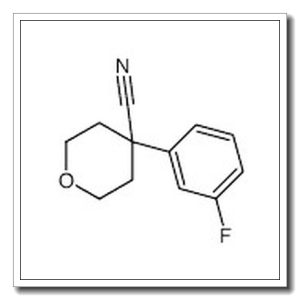 4-(3-fluorophenyl)oxane-4-carbonitrile
