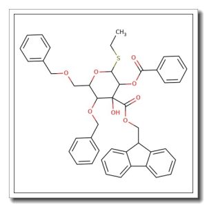 Ethyl 2-O-benzoyl-4,6-di-O-benzyl-3-Fmoc-b-D-thiogalactopyranoside