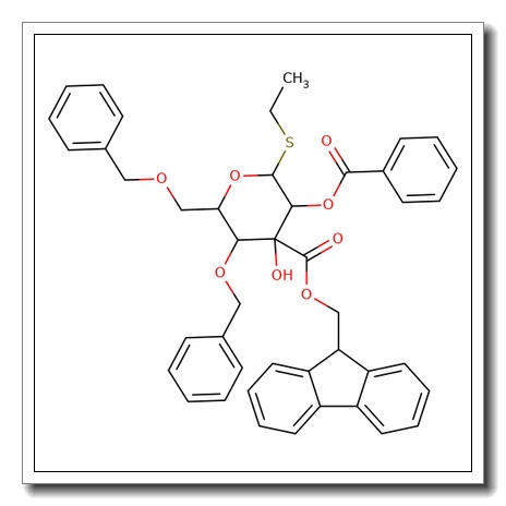 Ethyl 2-O-benzoyl-4,6-di-O-benzyl-3-Fmoc-b-D-thiogalactopyranoside CAS 1042374-62-8