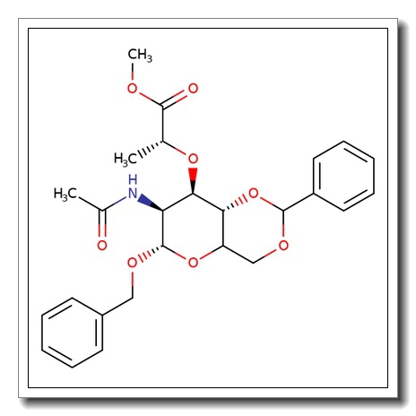 Benzyl 2-acetamido-4,6-O-benzylidene-2-deoxy-a-D-muramic acid methyl ester CAS 104371-51-9