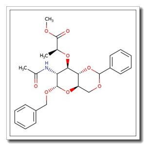Benzyl N-acetyl-4,6-O-benzylidene-a-isomuramic acid methyl ester